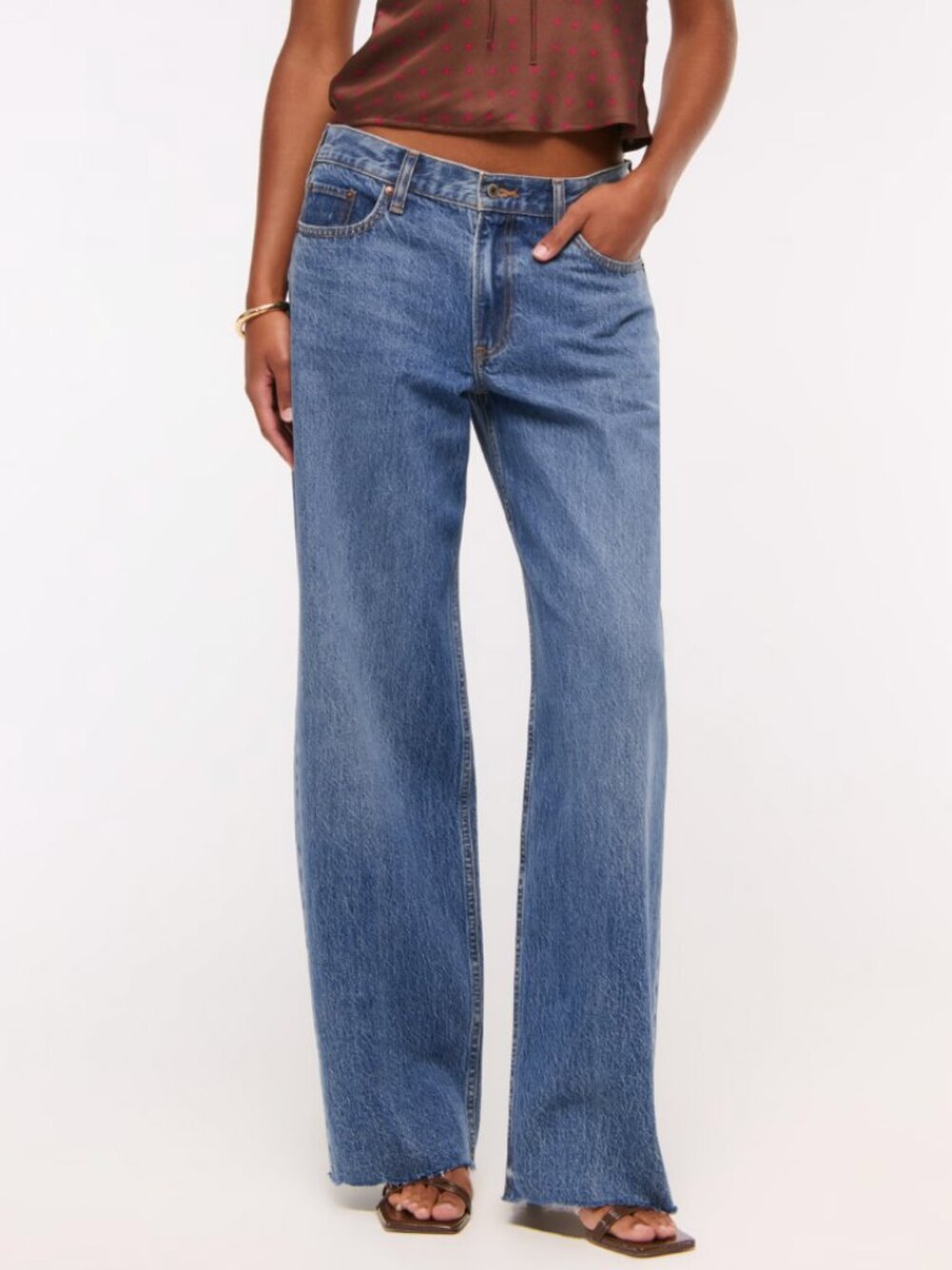 Abercrombie & Fitch - Low Rise Ultra Loose Jean - Curve Love - Sz. 25 Short